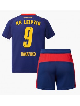 Detské Futbalové oblečenie RB Leipzig Johan Bakayoko #9 2025-26 Krátky Rukáv - Preč (+ trenírky)
